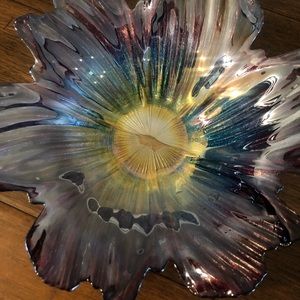 Reflective glass Pier 1 bowl